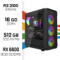 PC Gamer UltraPC Ryzen 3 3100/16GB/512GB SSD/RX6600 PC Gamer UltraPC Ryzen 3 3100/16GB/512GB SSD/RX6600