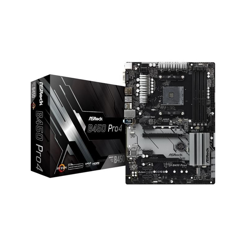 ASRock B450 Pro4 ASRock B450 Pro4