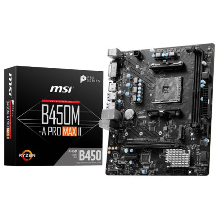 MSI B450M-A PRO MAX II Cartes mères MSI Maroc