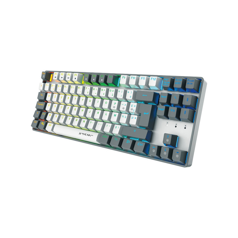 XTRMLAB Vortex TKL White/Dark Grey (Red Switch)