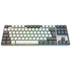 XTRMLAB Vortex TKL White/Dark Grey (Red Switch) Claviers XTRMLAB Maroc