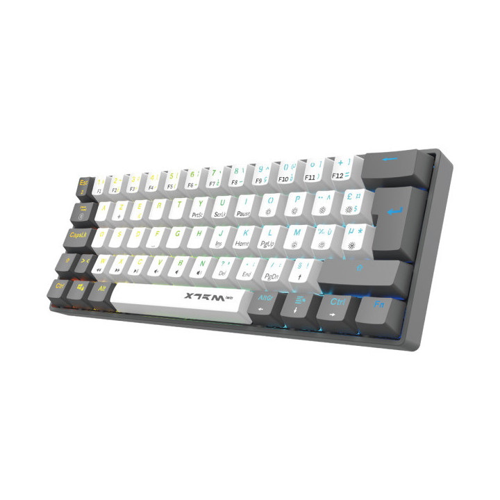 XTRMLAB Vortex Mini White/Dark Grey (Red Switch) Claviers XTRMLAB M...