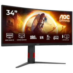 AOC CU34G4 34" 180Hz 0.5ms Curved Moniteurs Gamer AOC Maroc