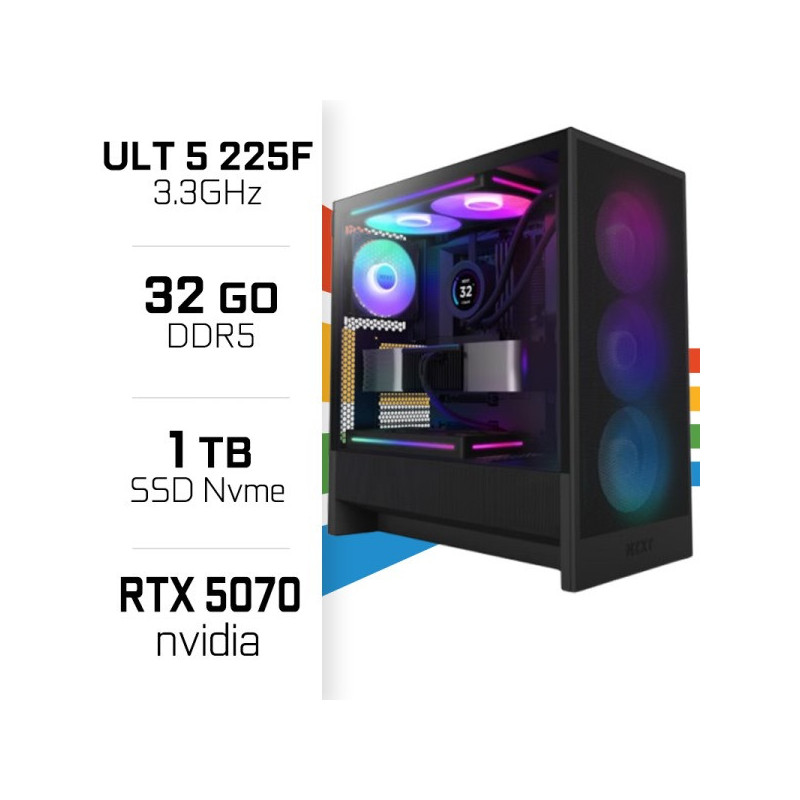 PC Gamer UltraPC Ultra 5 225F/1TB SSD/32GB/RTX5070