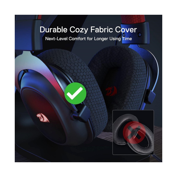 Redragon H510 PRO Zeus-X RGB Wireless Gaming Headset Casques Redrag...
