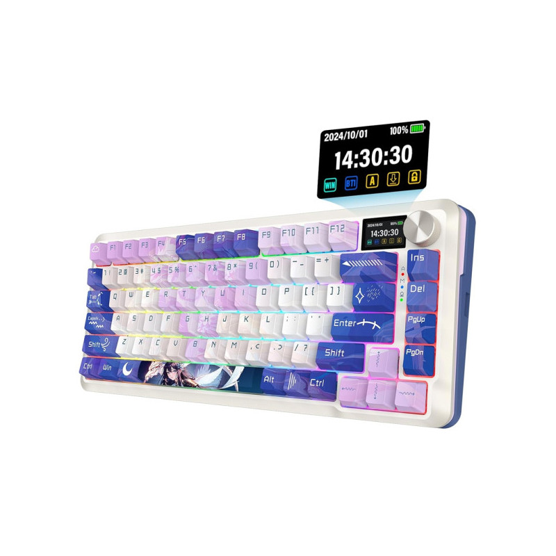 Redragon K708 Pro LCD Wireless Mechanical Keyboard (Anime)