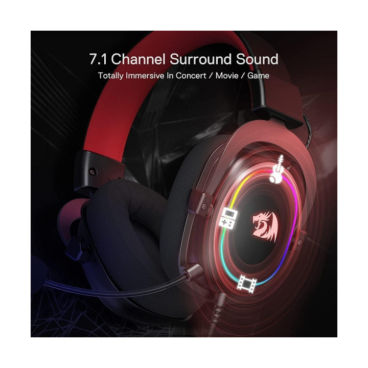 Redragon H510 Zeus-X RGB Wired Gaming Headset Casques Redragon Maroc
