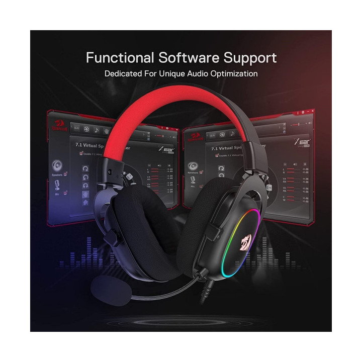 Redragon H510 Zeus-X RGB Wired Gaming Headset Casques Redragon Maroc