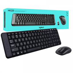 Logitech Desktop MK220 Sans-fil (AZERTY) Kits claviers/souris Logit...