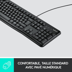 Logitech Keyboard K120 AZERTY Claviers Logitech Maroc