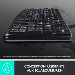 Logitech Keyboard K120 AZERTY Claviers Logitech Maroc