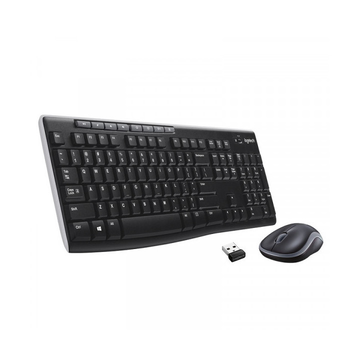 Logitech Desktop MK270 Sans-fil (AZERTY) Kits claviers/souris Logit...