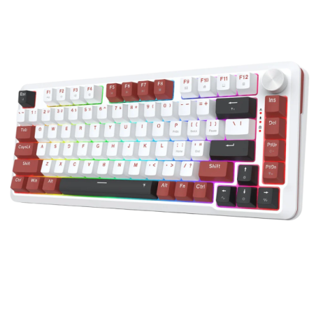 Redragon K721 Rapid Trigger Wired Mechanical Keyboard (Burgundy Red)