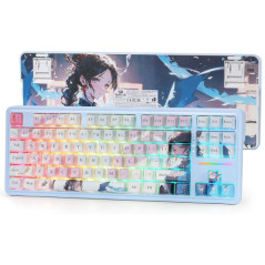 Redragon K728 Antonium Pro Wireless Mechanical Keyboard (Nova Azure...