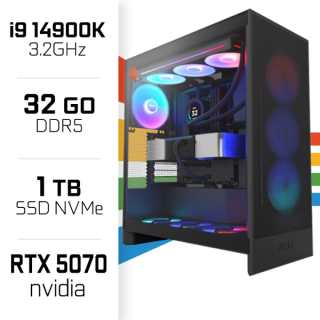 PC Gamer i9 14900K/1TB SSD/32GB DDR5/RTX5070 PC Gamer Avancé UltraP...