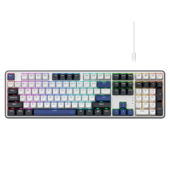 Redragon K689 Wired Mechanical Keyboard (Cerulean Polar) Claviers R...
