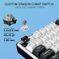 Redragon K689 Wired Mechanical Keyboard (Cerulean Polar)