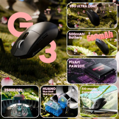 ATTACK SHARK G3 (Black) Souris ATTACK SHARK Maroc