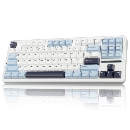 AULA F87 PRO Glacier Blue (Graywood V4 Switch) Claviers AULA Maroc