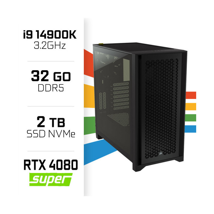 PC Gamer UltraPC Core i9 14900K/2TB SSD/32GB DDR5/RTX4080SUPER PC G...