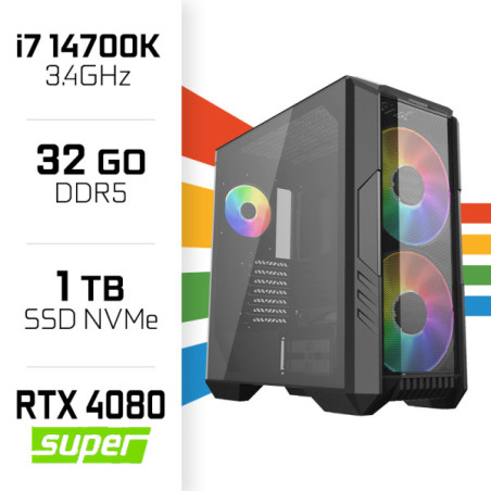 PC Gamer UltraPC Intel Core i7 14700K/1TB SSD/32GB DDR5/RTX4080 SUP...