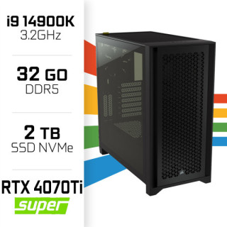 PC Gamer UltraPC Core i9 14900K/2TB SSD/32GB DDR5/RTX4070TISUPER PC...