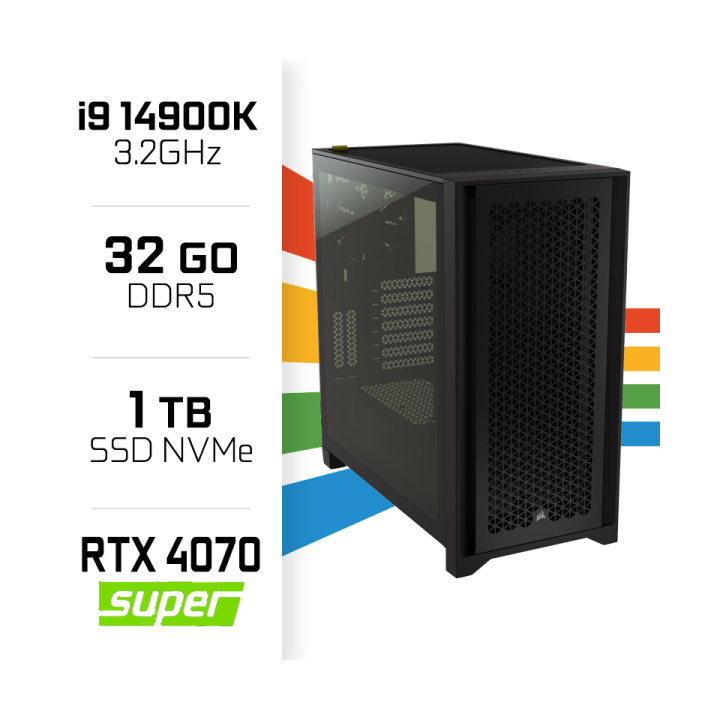 PC Gamer UltraPC Core i9 14900K/1TB SSD/32GB DDR5/RTX4070 SUPER PC ...