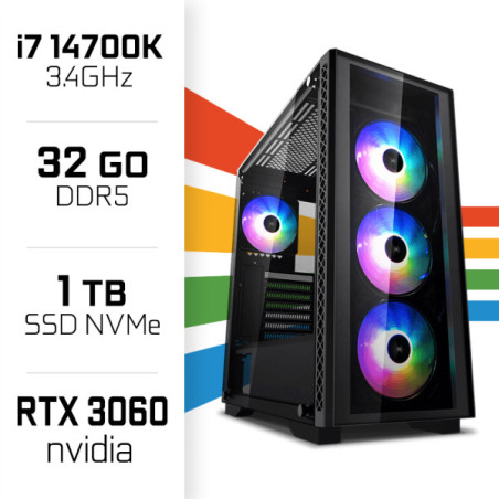 PC Gamer UltraPC Intel Core i7 14700K/1TB SSD/32GB DDR5/RTX3060