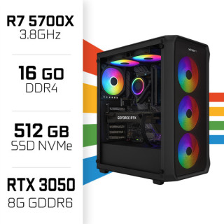 PC Gamer UltraPC Ryzen 7 5700X/512GB SSD/16GB/RTX3050 8GB AMD Ryzen...