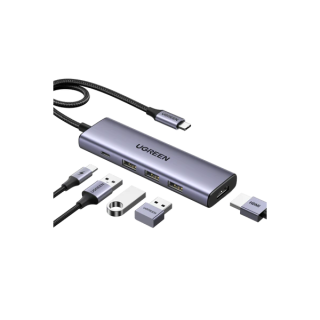 HUB USB-C Ugreen 5 en 1 (15596) Connectique 15596