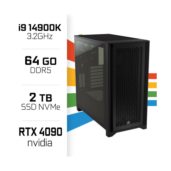PC Gamer UltraPC Core i9 14900K/2TB SSD/64GB DDR5/RTX4090 PC Gamer ...