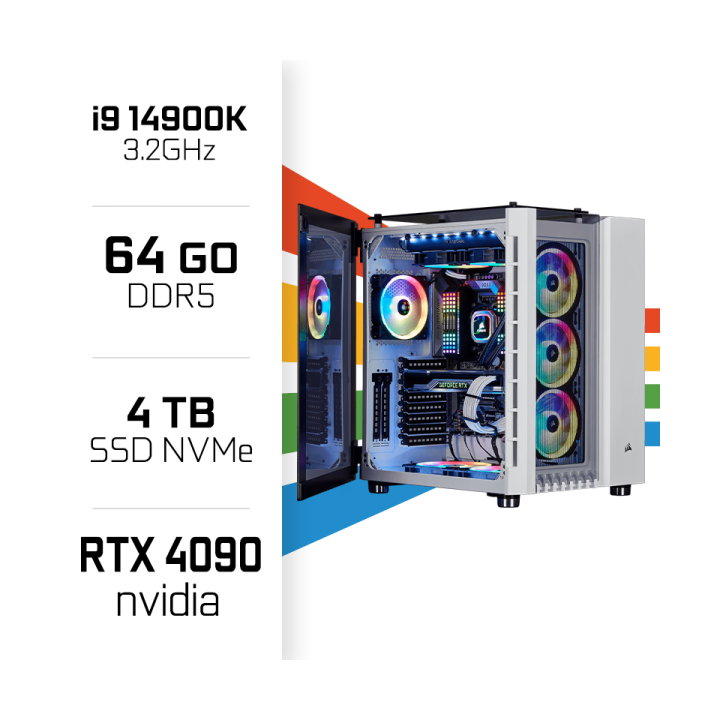 PC Gamer UltraPC Core i9 14900K/4TB SSD/64GB DDR5/RTX4090 PC Gamer ...
