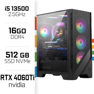 PC Gamer UltraPC i5 13500/512GB SSD/16GB/RTX4060Ti PC Gamer Standar...