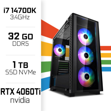 PC Gamer UltraPC Core i7 14700K/1TB SSD/32GB DDR5/RTX4060Ti PC Game...