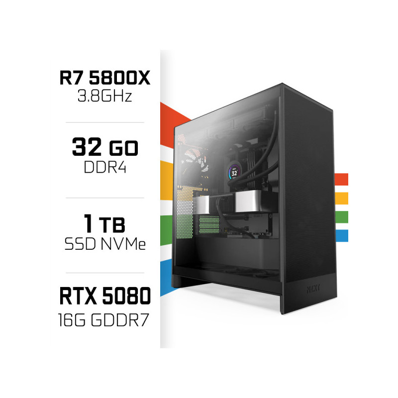 PC Gamer UltraPC Ryzen 7 5800X/1TB SSD/32GB/RTX5080