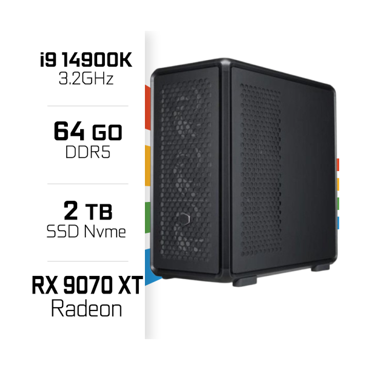 PC Gamer UltraPC i9 14900K/2TB SSD/64GB DDR5/RX9070XT