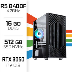 PC Gamer UltraPC Ryzen 5 8400F/512GB SSD/16GB DDR5/RTX3050 8GB