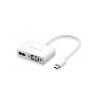 Ugreen Convertisseur USB-C to HDMI+VGA Blanc (30843) Connectique 30843