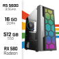 PC Gamer UltraPC Ryzen 5 5600/16GB/512GB SSD/RX580 PC Gamer UltraPC Ryzen 5 5600/16GB/512GB SSD/RX580