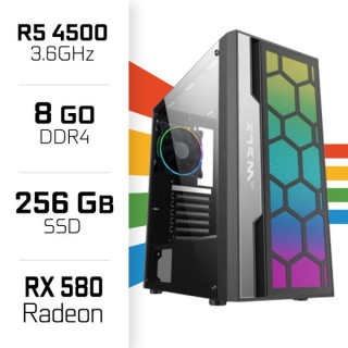 PC Gamer UltraPC Ryzen 5 4500 /8GB/256GB SSD/RX580 PC Gamer Standar...