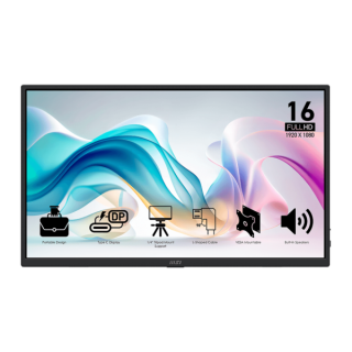 MSI PRO MP165 E6 15,6″ 60Hz 4ms IPS FHD Moniteurs portables MSI Maroc