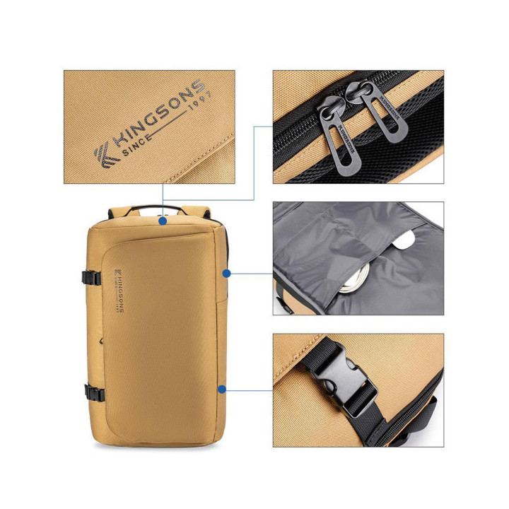 Kingsons K10218R-1 (Khaki) Sac, sacoche, housse Kingsons Maroc