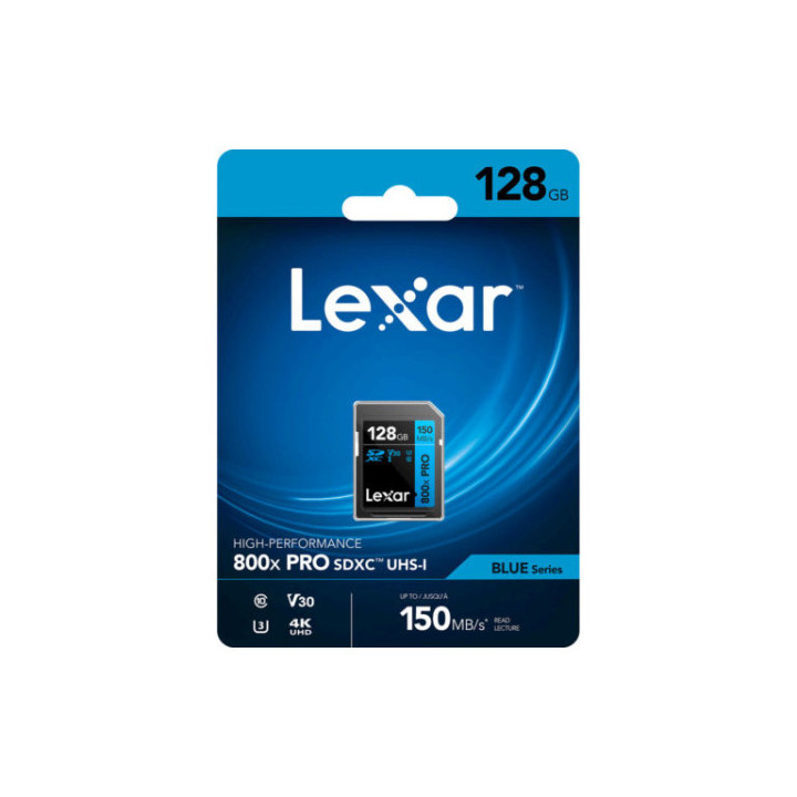 Lexar PRO Blue Series 128GB SDXC Disques durs externes Lexar Maroc