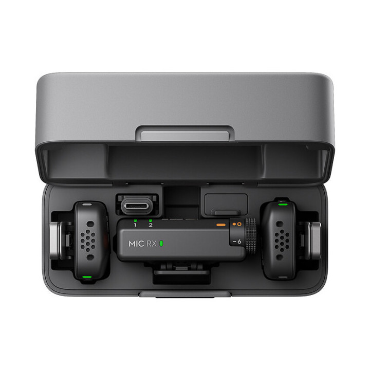 DJI Mic Mini (2 TX + 1 RX ) + BOITIER DE RECHARGE Webcams DJI Maroc