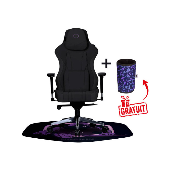 Bundle Caliber X2C Black + FM510 Gaming Chair Floor Mat + CH510 Cup...
