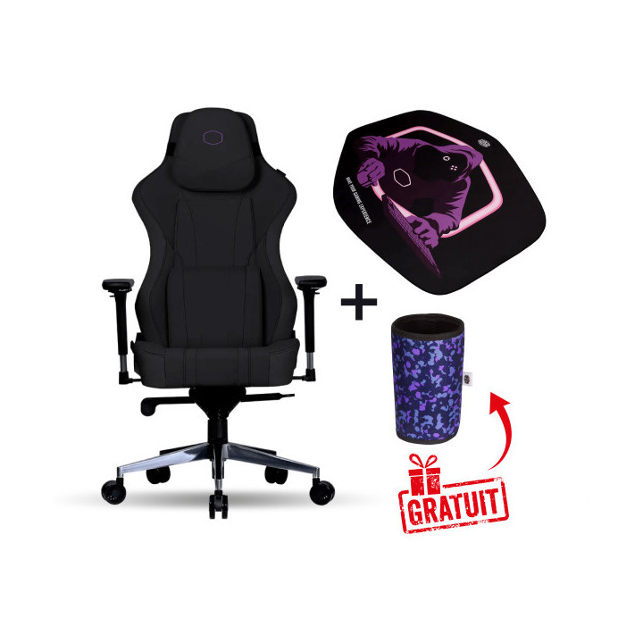 Bundle Caliber X2C Black + FM510 Gaming Chair Floor Mat + CH510 Cup...