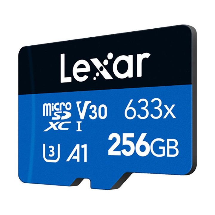 Lexar Haute Performance 256 Go 633x microSDXC UHS-I Disques durs ex...