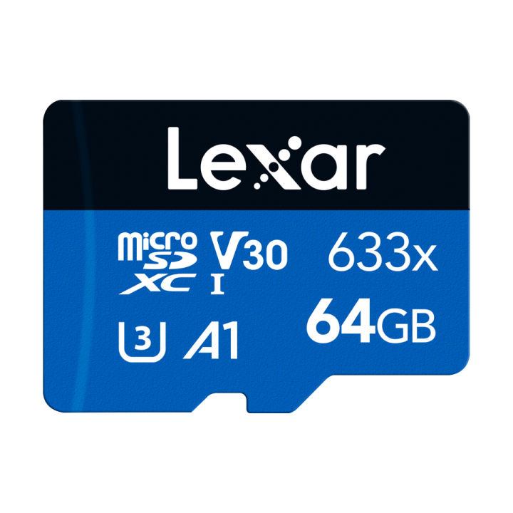 Lexar Haute Performance 64 Go 633x microSDXC UHS-I Disques durs ext...