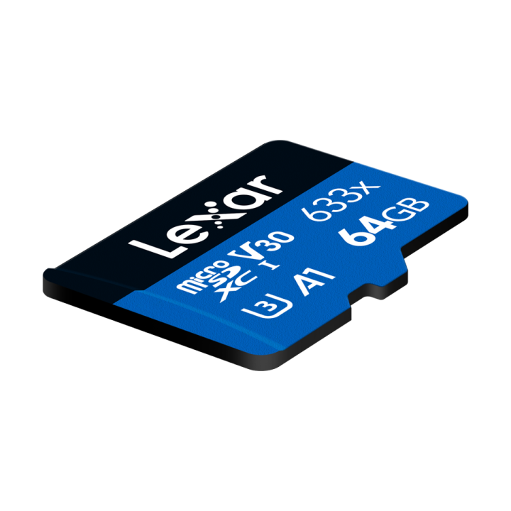 Lexar Haute Performance 64 Go 633x microSDXC UHS-I Disques durs ext...