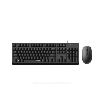Rapoo Ensemble filaire Souris + Clavier Rapoo X130PRO (AZERTY Français)